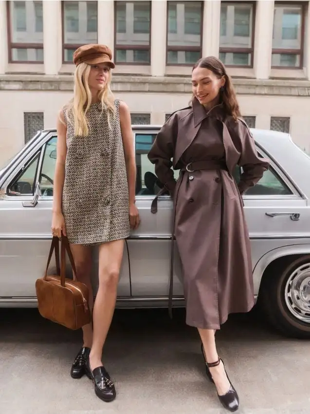 Borsa a tracolla in pelle Colore marrone dorato