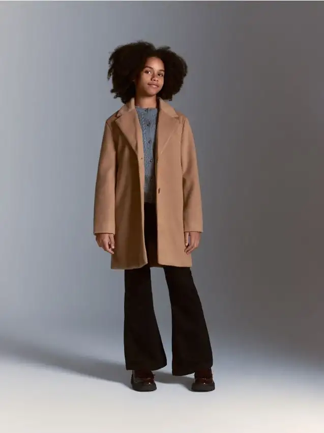 Cappotto classico monopetto Colore beige