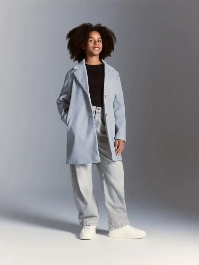 Cappotto classico monopetto Colore grigio scuro