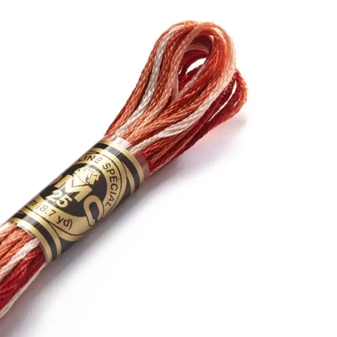 Filato mouliné da ricamo tonalità gialle/arancioni COL 69