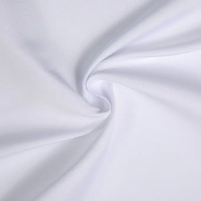 Tessuto ottomano bianco tinta unita