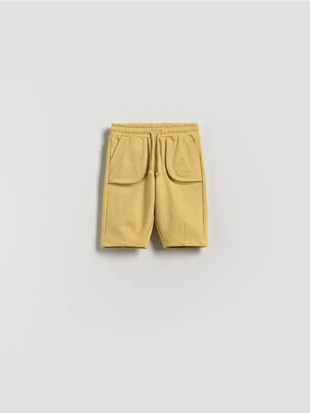 Pantaloni in cotone Colore grano