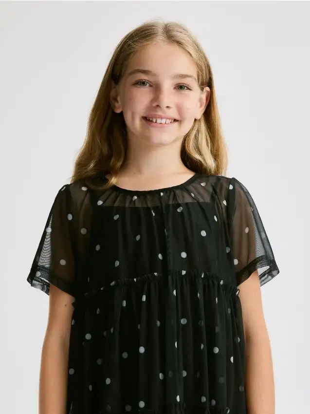 Vestito in tulle Colore nero