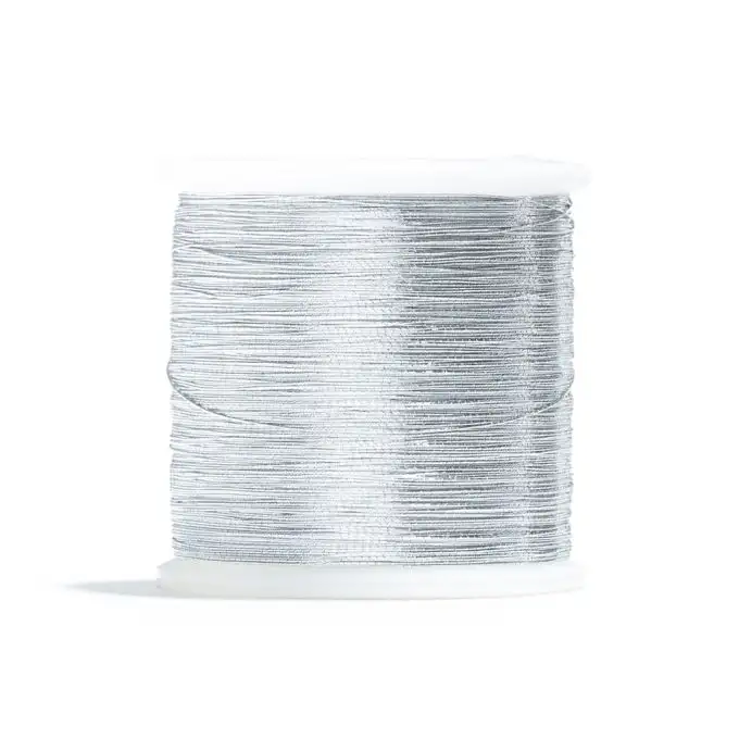 Bobina di filo metallico argento