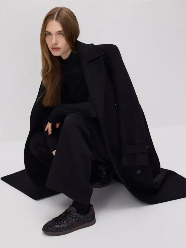 Sneakers con paillettes Colore nero