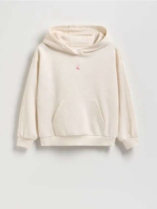 Felpa con cappuccio Colore nude