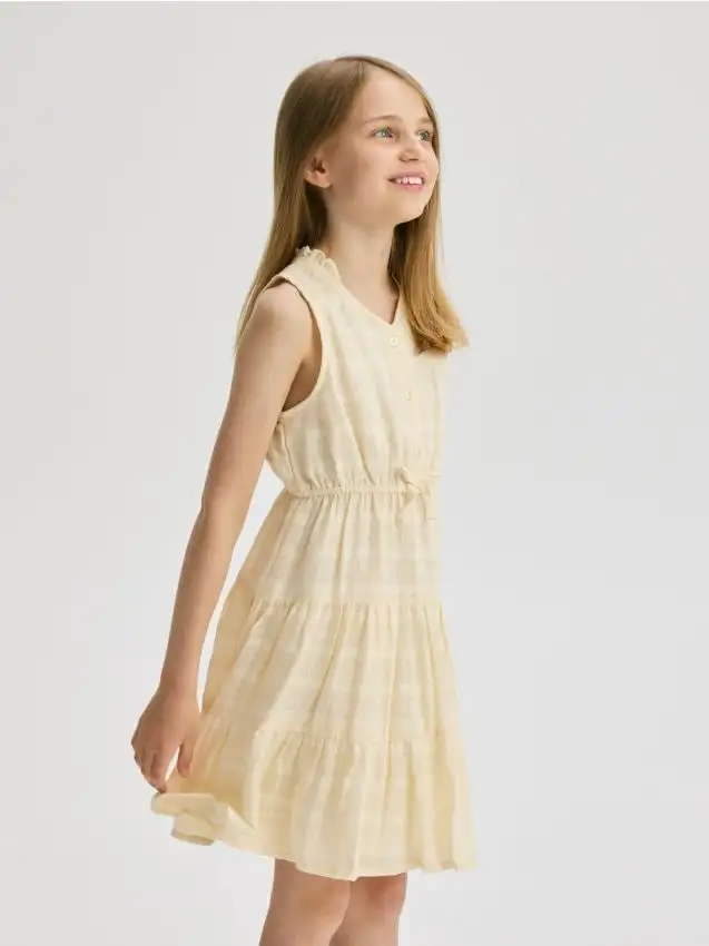 Abito in cotone Colore nude