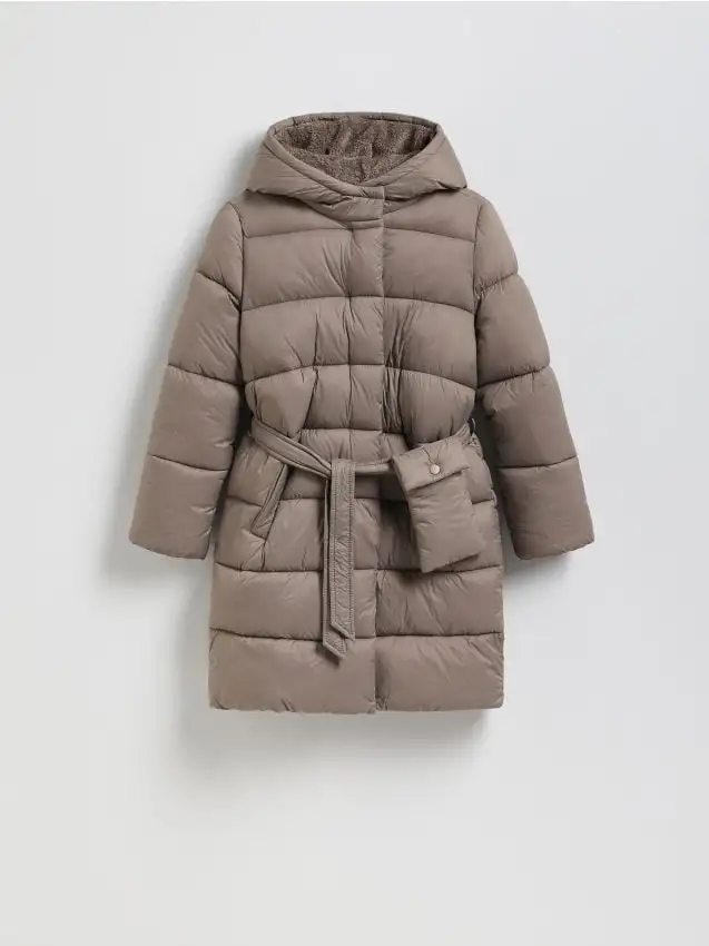 GIRLS` COAT & SACHET Colore beige