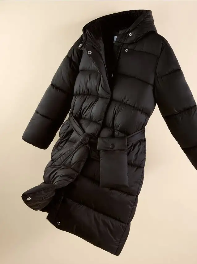 GIRLS` COAT & SACHET Colore nero