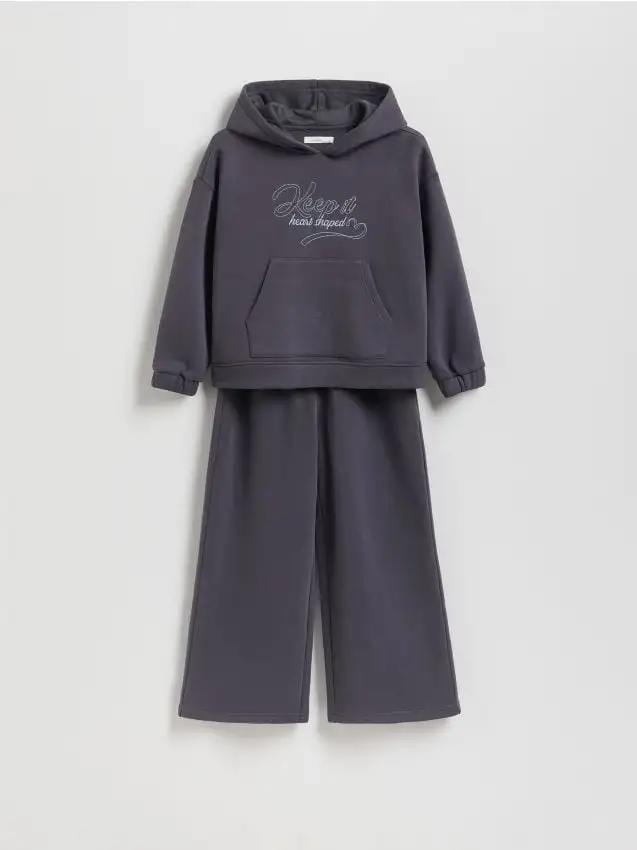 Completo in cotone Colore antracite