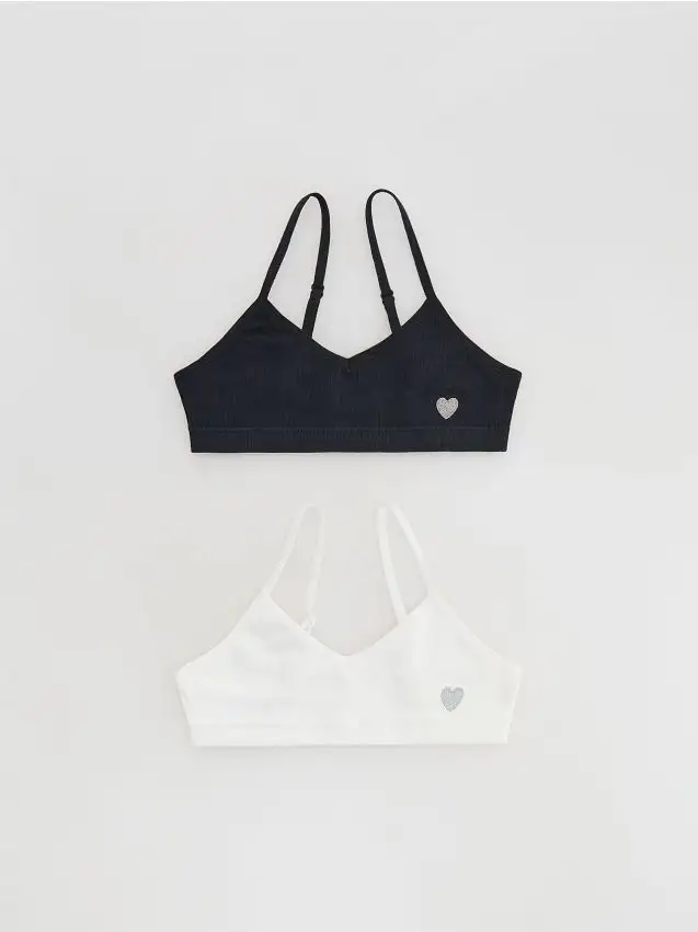 Top lingerie 2 pack Colore bianco