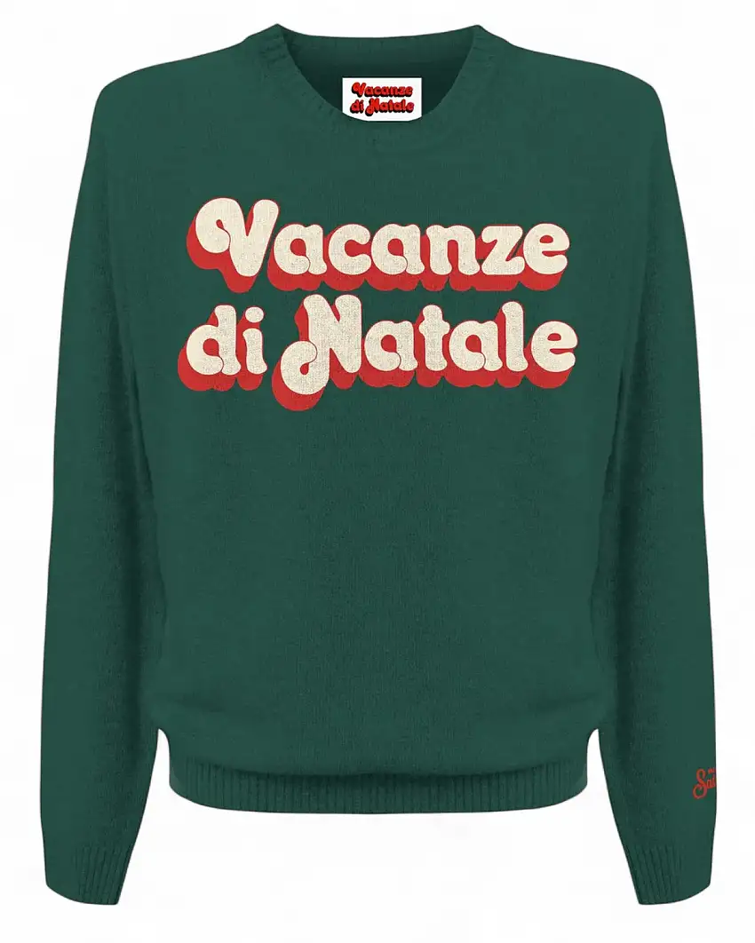 Maglione Cashmere Jacquard Natalizio