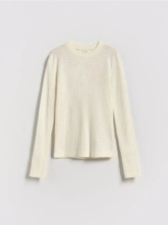 Maglione leggero con viscosa Colore panna