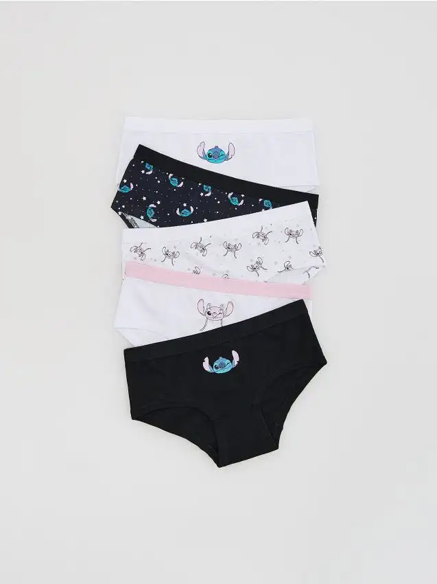 Mutandine in cotone di Lilo e Stitch 5 pack Colore multicolore