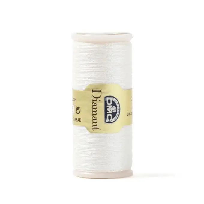 Filo da ricamo metallizzato Diamant - Bianco