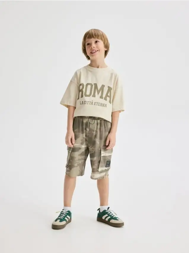 Pantaloncini cargo Colore beige