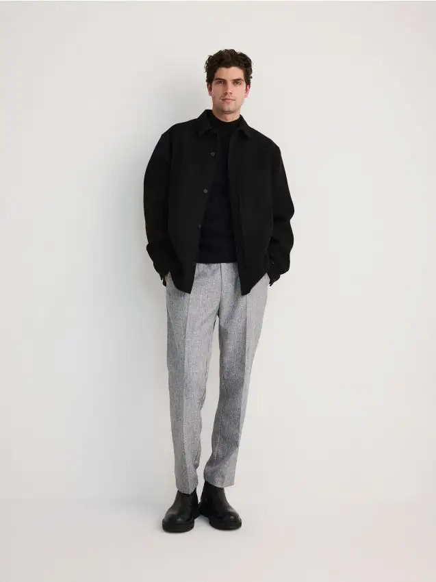 MEN`S TROUSERS Colore grigio medio