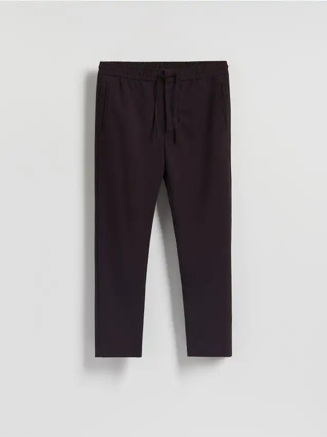 Pantaloni jogger Colore mogano