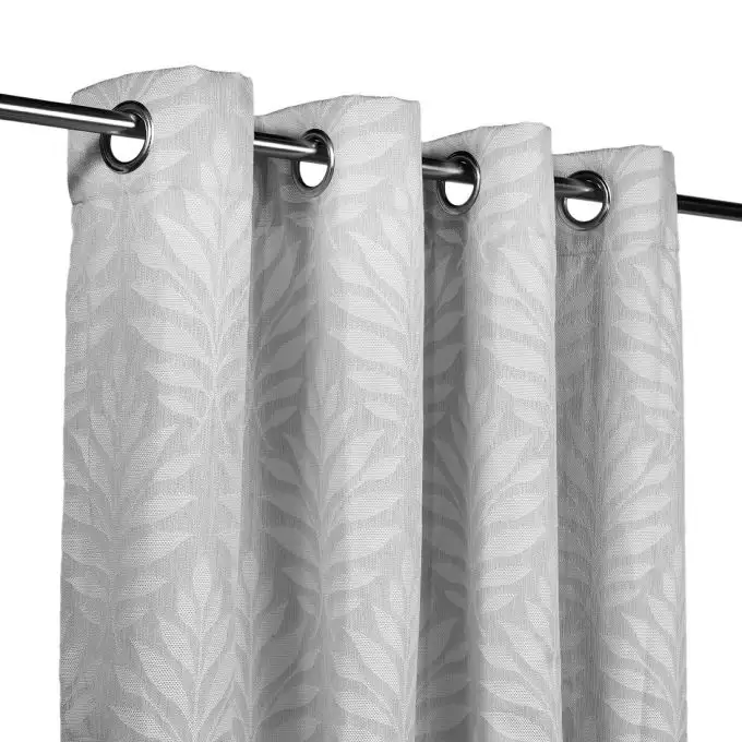 Tenda grigia spessa a foglie Béatrice