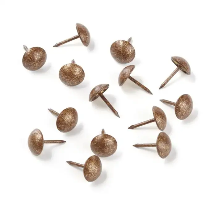 Chiodi per tappezzeria finitura bronzo Ø11mm