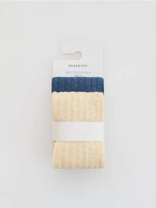 Confezione da 2 paia di collant Colore grano