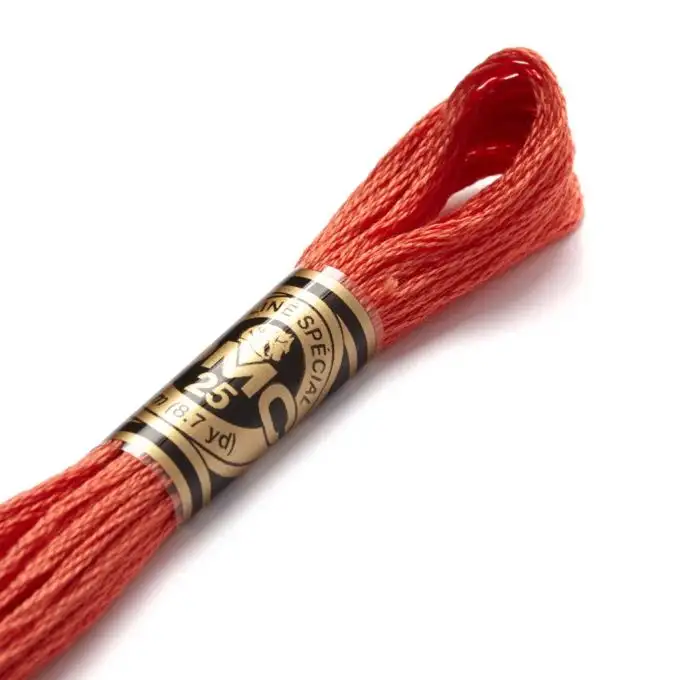 Filato mouliné per ricamo tonalità gialle/arancioni COL 351