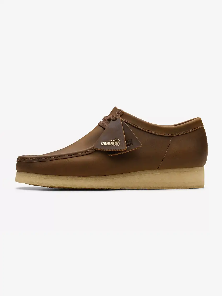 Stringata Wallabee in Pelle C'era d'Api