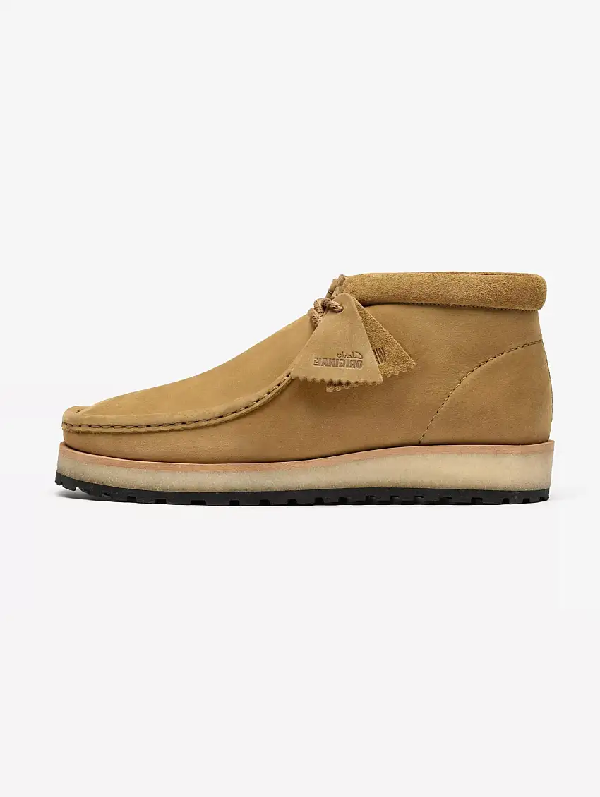 Stivali Wallabee in Nubuck Beige