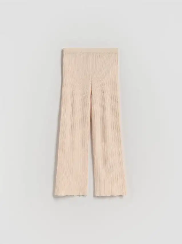 Pantaloni in jersey misto viscosa Colore rosa pastello