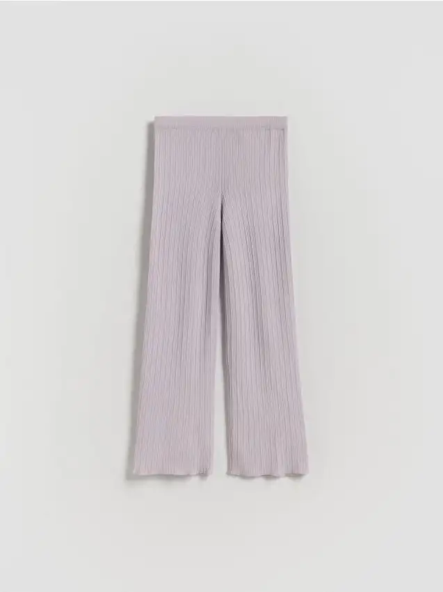 Pantaloni in jersey misto viscosa Colore lavanda