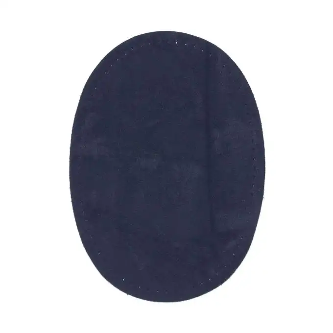 Rinforzo termoadesivo effetto camoscio - Blu Marino