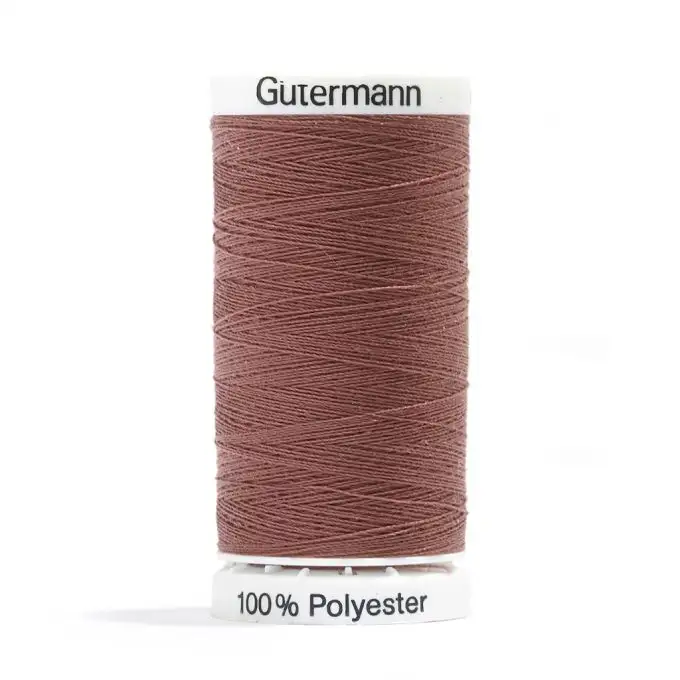 Bobina di filo poliestere Gütermann - Beige - Marrone - COL 428