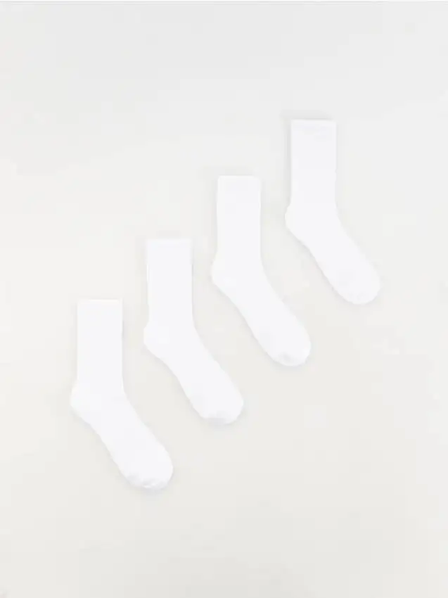 Confezione da 4 paia di calze Colore bianco