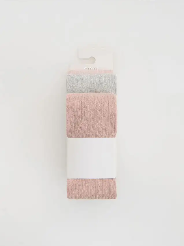 Calze in cotone 3 pezzi Colore multicolore