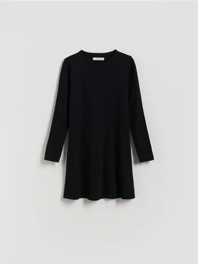 Abito a costine Colore nero