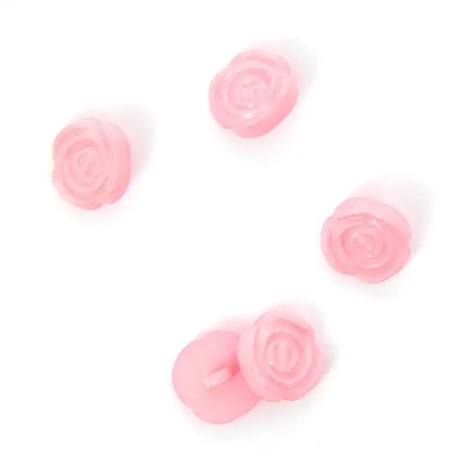 bottoni a forma di rosa 15mm