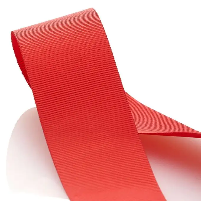 Nastro gros grain cappello - Rosso