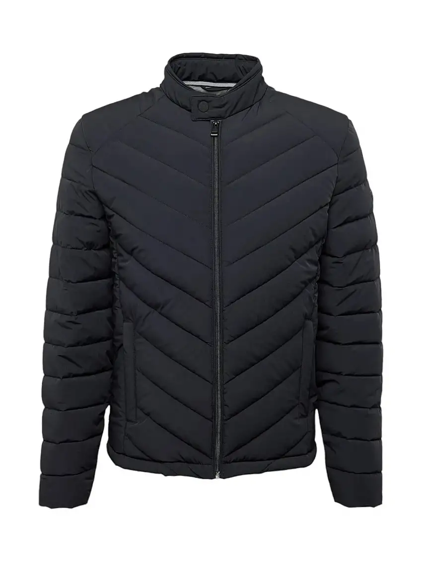 GUESS Men's Down Jacket Stretch Nylon Padded M4YL05 WG9O2 G7V2 Blue