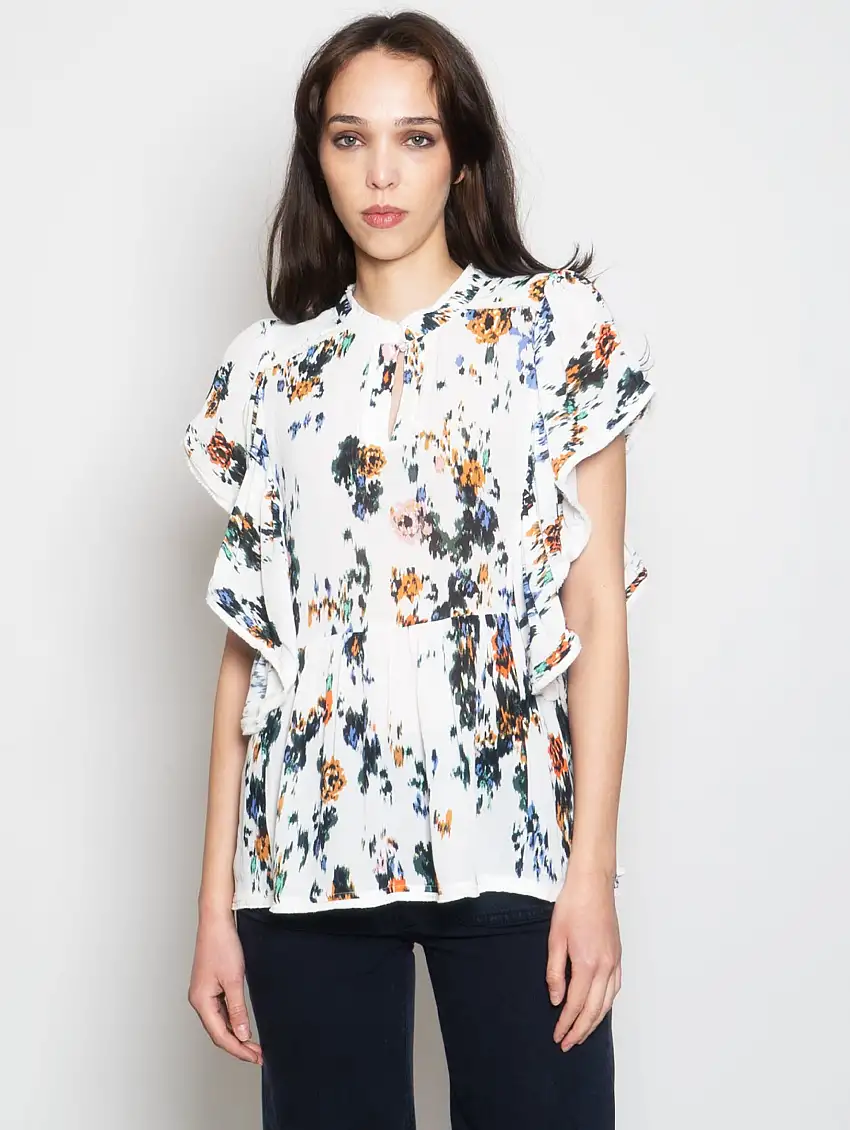 Top Senza Miche con Balse Avorio