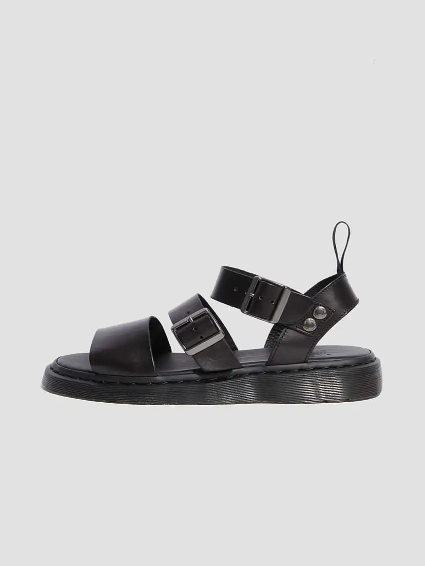 Sandali con Fibbie Nero