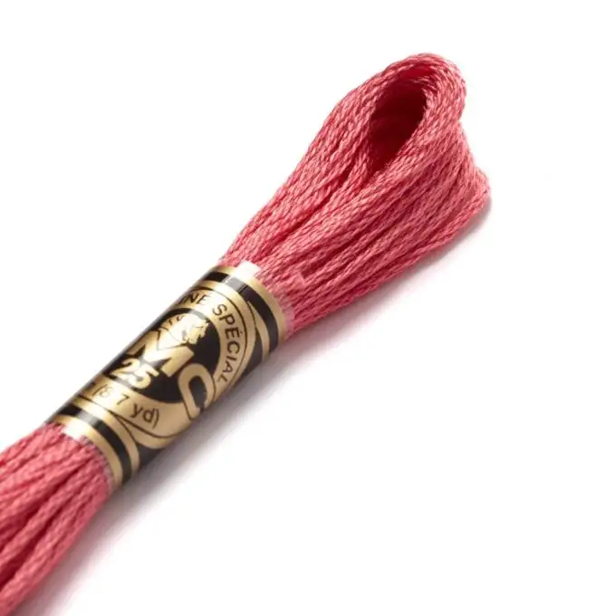 Filato mouliné per ricamo tonalità rosa-viola COL 335