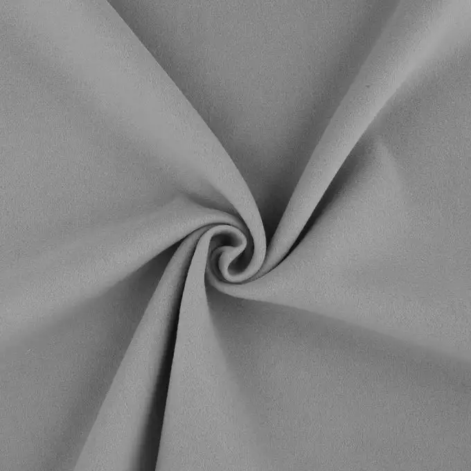 Tessuto effetto lana grigio chiaro