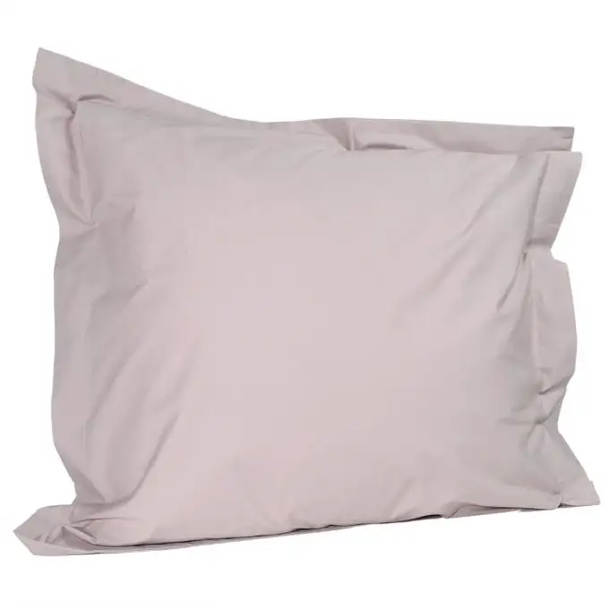 Taie d'oreiller quadrato Perca rosa cipria