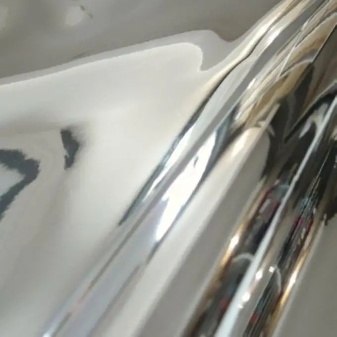 Tessuto similpelle specchio argento 140 - Qualità seduta