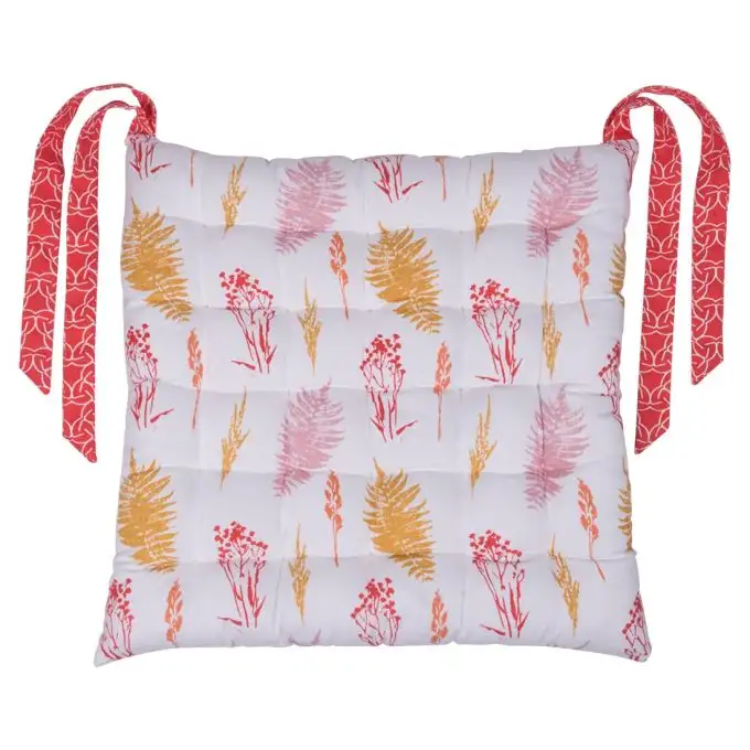 Galette di sedia foglie fiori