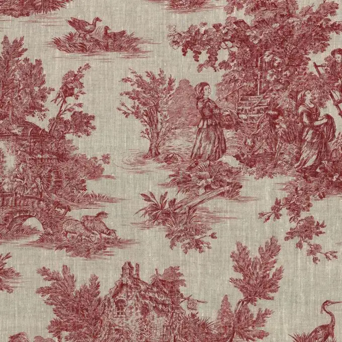 Tessuto in lino pastorale