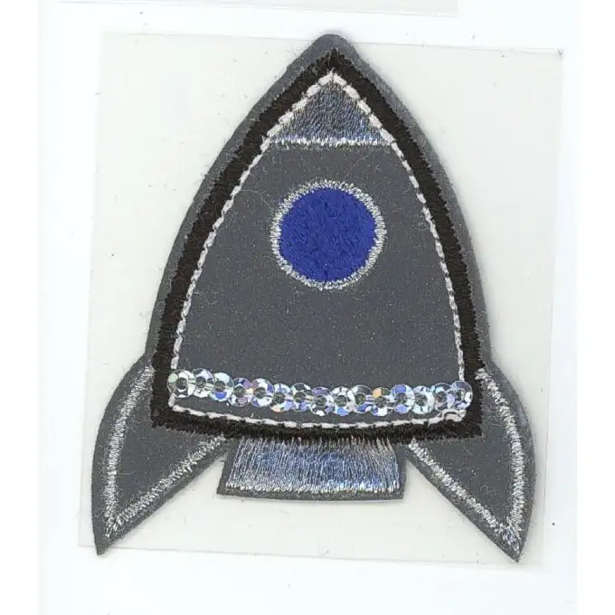 Toppe termoadesive razzo riflettente