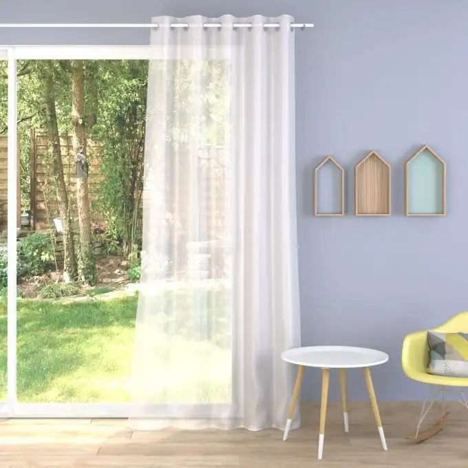 Tessuto velo chic ecru grande larghezza