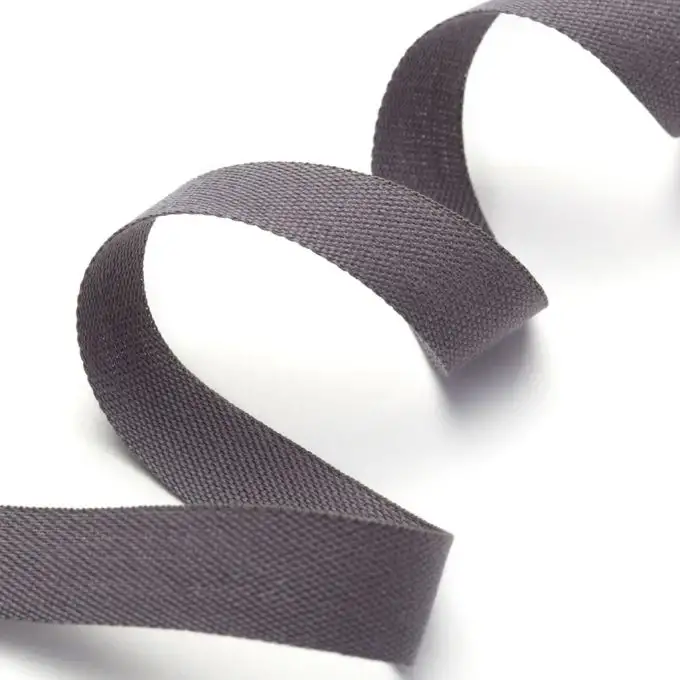 Nastro cotone grigio scuro