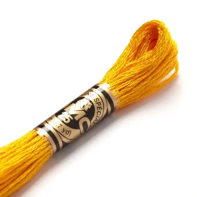 Filato mouliné da ricamo - Toni gialli/arancioni - COL 972